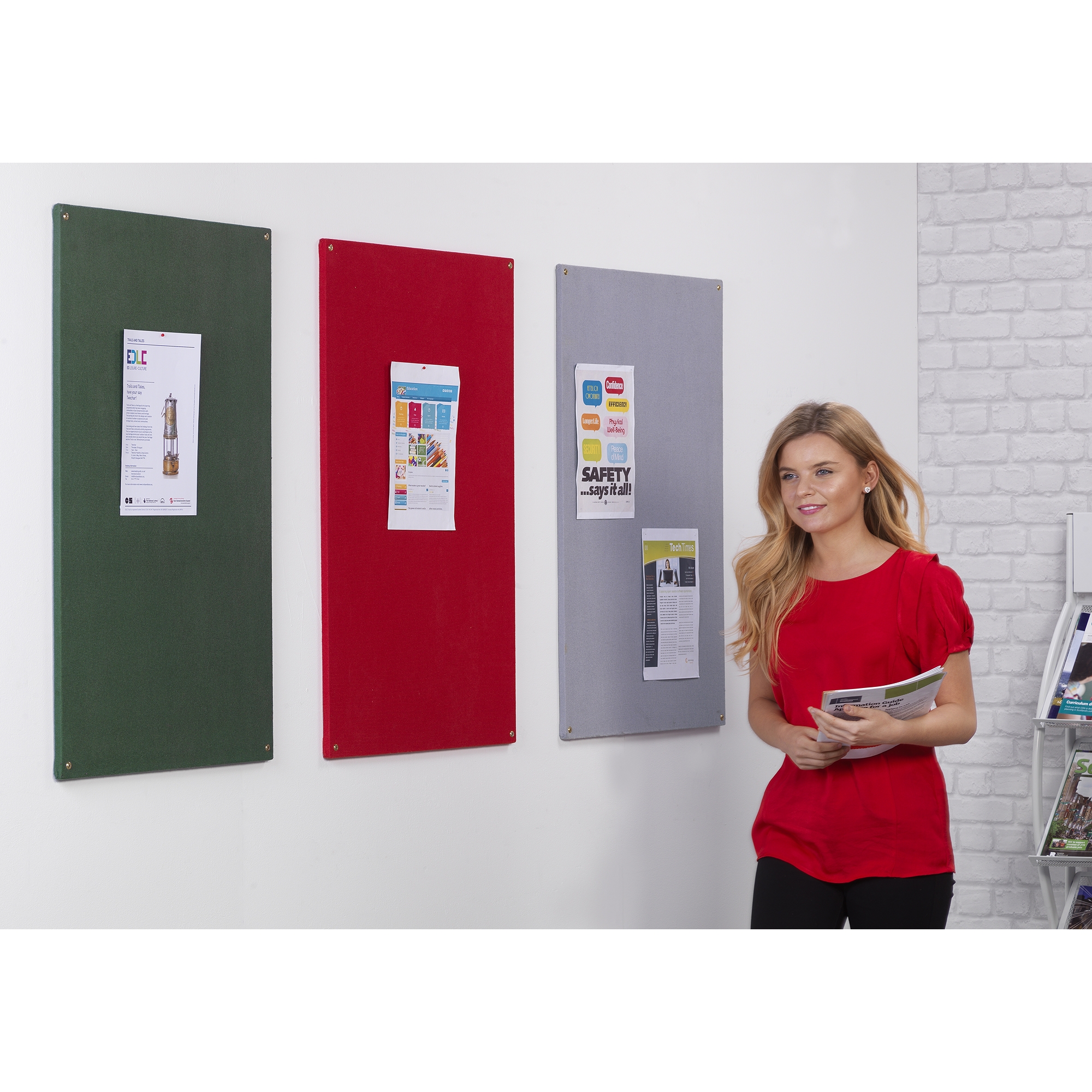 Accents Flameshield UnFramed Noticeboard - Lavender 9x12